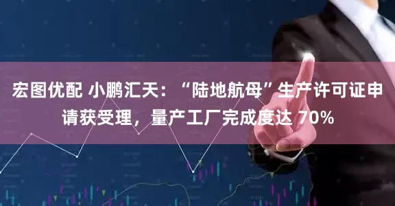 宏图优配 小鹏汇天：“陆地航母”生产许可证申请获受理，量产工厂完成度达 70%