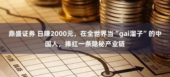 鼎盛证券 日赚2000元，在全世界当“gai溜子”的中国人，捧红一条隐秘产业链